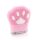 Elektromos arcmasszírozó és pórustisztító szilikon kefe, Macskakarom alakú - Világos Rózsaszín