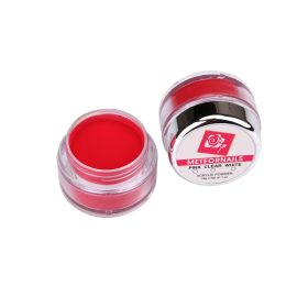 Meteor műköröm építő porcelánpor 28g - piros