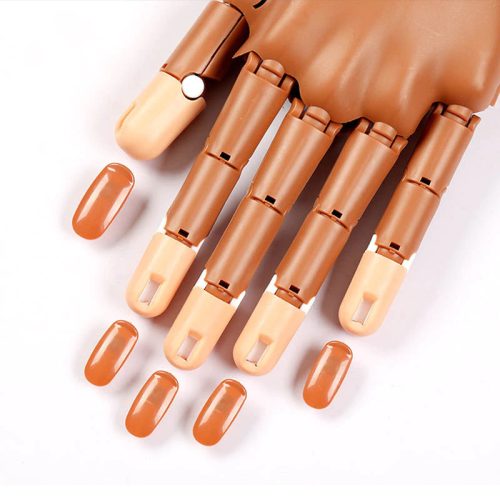 Profi Gyakorló Kéz Műkörömépítéshez + 100 darab pót köröm