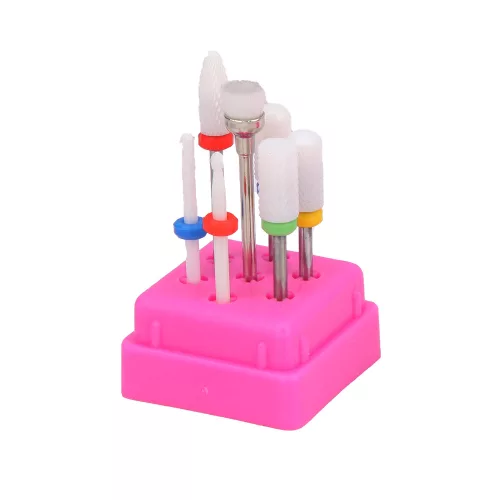 TENGDA 7 részes kerámia csiszolófej készlet – manikűr és pedikűr géphez