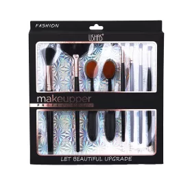   Makeupper USHAS  Fashion 8 darabos sminkes ecsetkészlet (2 vastag, 4 vékony és 2 pamacs)