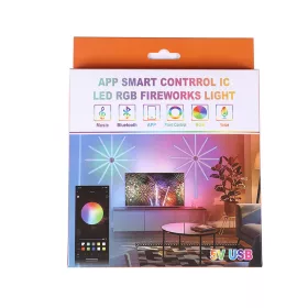   Tüzijáték Smart App RGB LED szalag - Bluetooth és távirányítóval