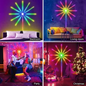   Tüzijáték Smart App RGB LED szalag - Bluetooth és távirányítóval
