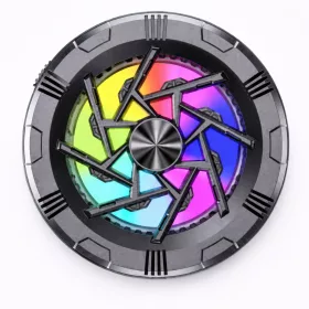 Mágneses telefonhűtő ventilátor RGB LED világítással