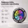 Mágneses telefonhűtő ventilátor RGB LED világítással