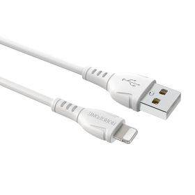   BOROFONE BX51 USB Lightning töltő és adatkábel 1m 2.4A - Feher