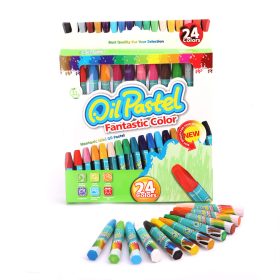   Olajpasztell készlet 24 szín – élénk, nem mérgező rajzkréta