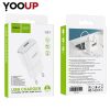 YOOUP G01 Hálózati töltő 1X USB Aljzat 2.1A - Feher