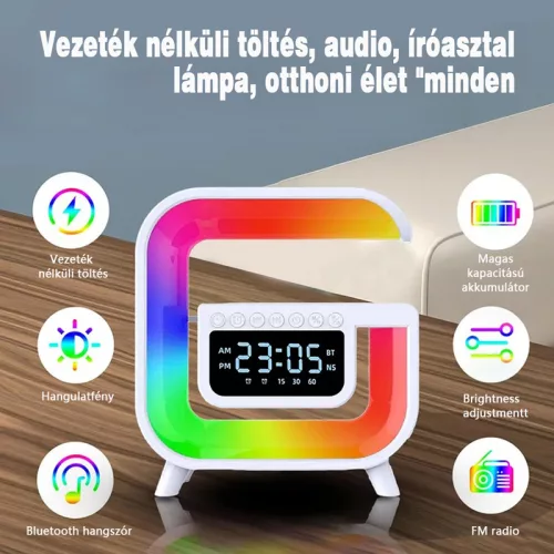 RGB LED Vezetéknélküli töltő hangszóró - G30