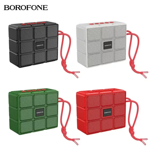 BOROFONE BR16 GAGE Hordozható Bluetooth Smart Sports BT Hangszóró - Fekete
