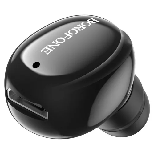 BOROFONE BC34 Mini vezeték nélküli bluetooth-os mono fülhallgató - fekete