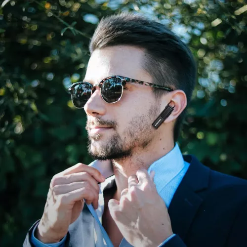 BOROFONE BC30 vezeték nélküli bluetooth-os mono fülhallgató - Fekete