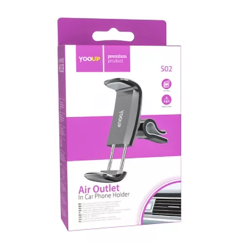 YOOUP S02 egyszerű légkimeneti autóstartó