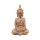 Ülő Buddha szobor - műgyanta, 19 cm magas