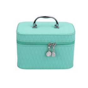 Kozmetikai táska - almazöld - közepes méret