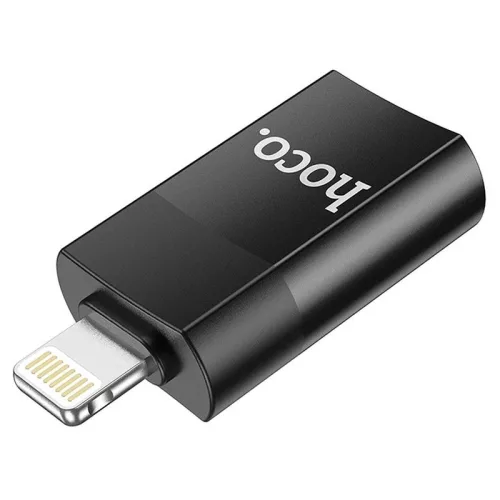 HOCO UA17 Lightning - USB 2.0 OTG átalakító- Fekete