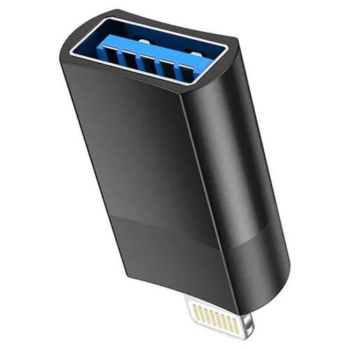 HOCO UA17 Lightning - USB 2.0 OTG átalakító- Fekete