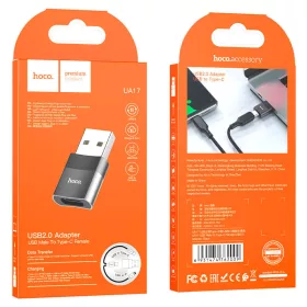 hoco UA17 USB 2.0 adapter Type-C -re