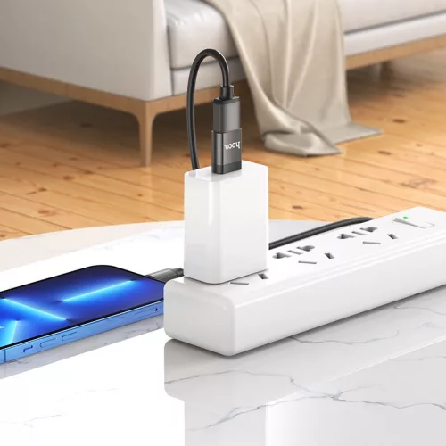 HOCO UA17 Type-C - USB 3.0 átalakító- Fekete