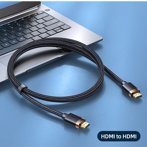 USAMS U74 HDMI 2.0 kábel 4K 60 Hz 3D 18 Gbps 3m - Fekete