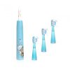 MDHL Gyerek Elektromos fogkefék 6 üzemmód + 2 féj, USB töltés - Kék