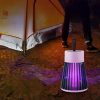 Szúnyogírtó UV lámpa zöld-fehér színben – 360° védelem, USB-C csatlakozó, csendes működés, UV-álló borítással