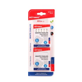   Fehér kréta 12db/doboz, 2 doboz egy csomagban, vagyis 24 darab 80 mm - es