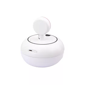   Naplemente hatású aromaterápiás ultrahangos párásító – 300 ml fehér LED fényvetítős diffúzor