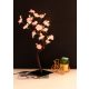 LED Cseresznyevirág stílus Hálószoba Éjjeli Lámpa, Asztali Lámpa USB-s - Rózsaszín