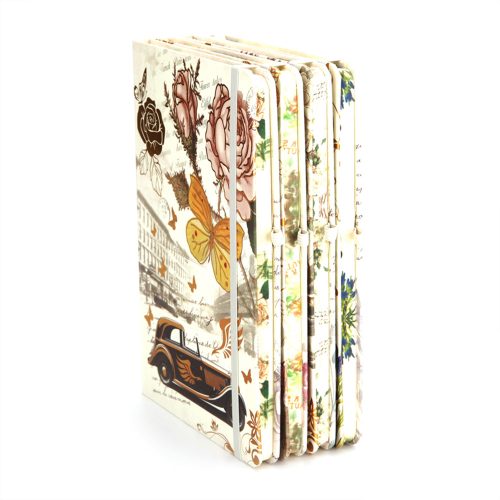 Jegyzetfüzet A/5 gumis, vonalas, kemény fedelű, Rolls-Royce