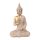 Arany Buddha szobor – 31 cm, elegáns dekoráció műgyantából