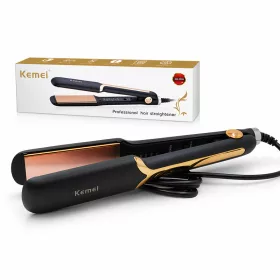   Kemei KM-458 professzionális hajvasaló – kerámia bevonatú hajegyenesítő gyors felfűtéssel