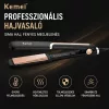Kemei KM-458 professzionális hajvasaló – kerámia bevonatú hajegyenesítő gyors felfűtéssel