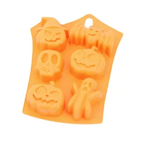   Halloween szilikon sütőforma – szellem, tök, denevér és koponya mintákkal