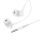 JD007 Jokade headset 1,2 m kábellel - fehér