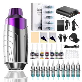   TBQ32P162 - Tetováló Gép Szett Tetováló Tollal És Tartozékaival - Szürke