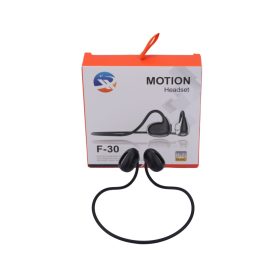   F-30 Motion headset - fülbe tehető, tarkón fekvő vezeték nélküli fülhallgató fekete
