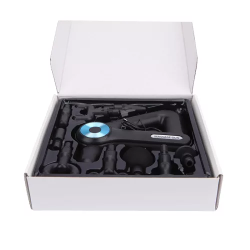USB-ről tölthető piros izomlazító masszírozó – SL‑8891 modell