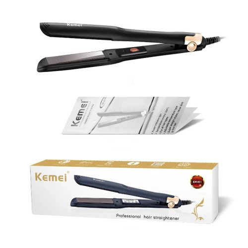 KEMEI KM-851 professzionális hajvasaló – turmalin kerámia bevonattal, 220°C-ig