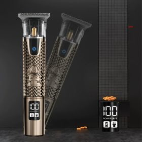   KEMEI KM-873 professzionális hajvágó – LCD kijelzővel, USB töltéssel