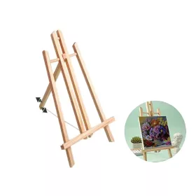   Fa asztali festőállvány 40 cm – rajz- és vászontartó mini állvány