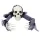 Halloween koponya karokkal – 30 cm ijesztő dekoráció