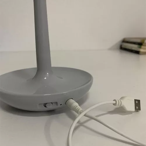 LED Szabályozható éjjeli gyerek lámpa 3W - Szürke víziló