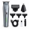 Kemei KM-1258 3 az 1-ben hajvágó, borotva és orrszőrnyíró – cserélhető fejekkel