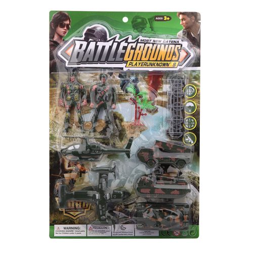 Harcmezők - Battle  grounds - műanyag katonai játék 