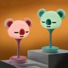 LED Szabályozható éjjeli gyerek lámpa 3W - Rózsaszín koala