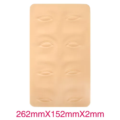 Gyakorló szilikon 3D lap sminktetováláshoz TA508 - 15 x 26 cm - SZEM