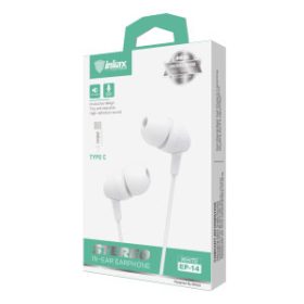 Inkax Type-C fülhallgató fehér