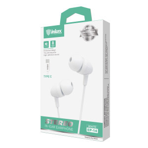 Inkax Type-C fülhallgató fehér