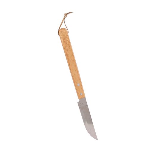 Grillezéshez hosszú fanyelű kés - 37 cm